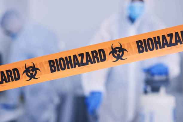 Professional Infectious Disease Decontamination technician working in Ocean Park, WA
